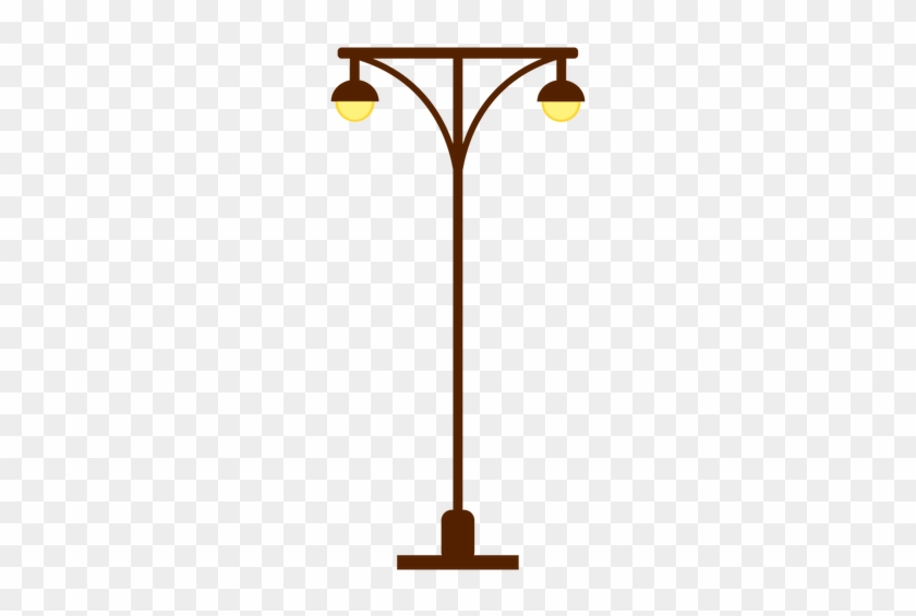 Two Street Lamps - Street Lamp Clipart #722534