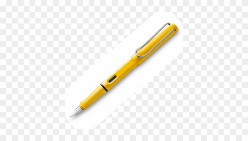 Vellumandsteel Lamy Yellow Fountain Pen - Lamy Pens Yellow #722723