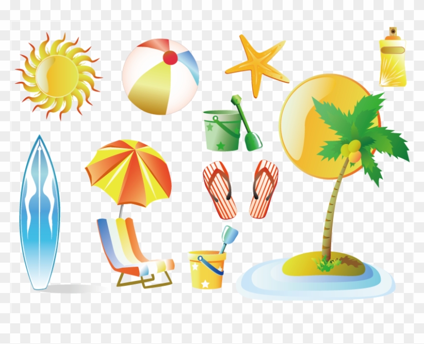 Summer Clip Art - Vocabulario De Verano En Español #722774