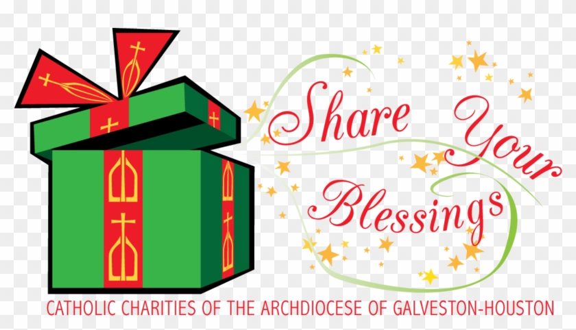 Share Your Blessings - Christmas Blessings Clipart #722816