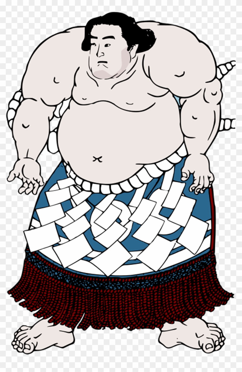 Sumo Wrestling Clip Art - Sumo Wrestling Clip Art #723178