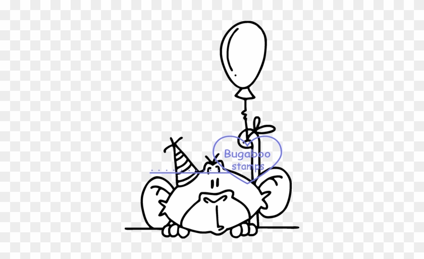 Cute Birthday Monkey Image Digi Stamps, Clip Art, Illustrations - Cute Birthday Monkey Image Digi Stamps, Clip Art, Illustrations #723195