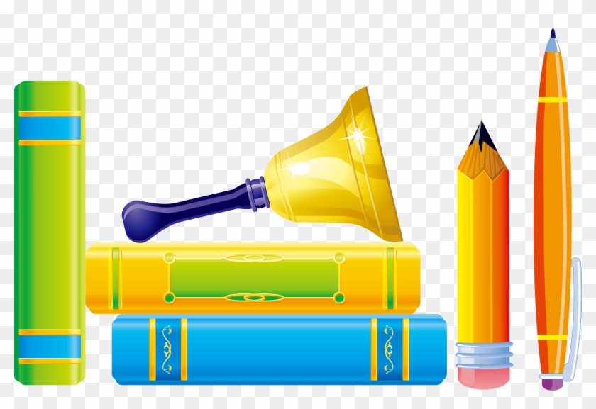 Cartoon Pencil Stationery Vector Material Books - Cartoon Pencil Stationery Vector Material Books #723399