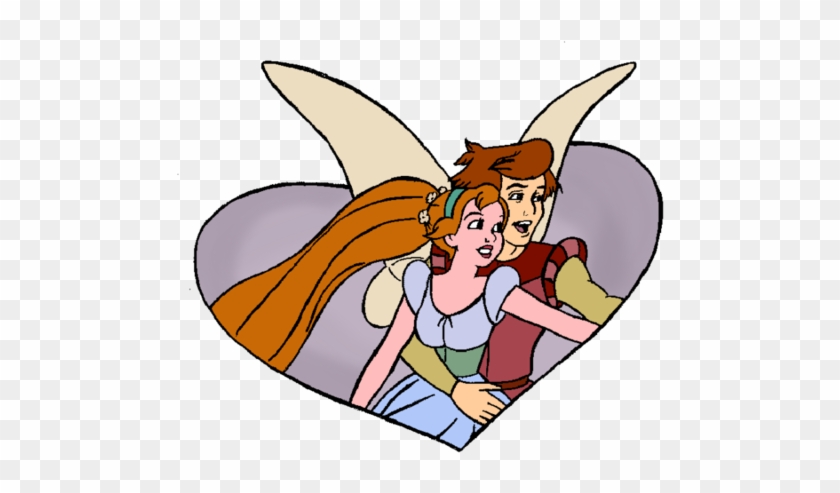 Thumbelina Wallpaper Titled Clipart - Fairy Tale Coloring Pages #723366