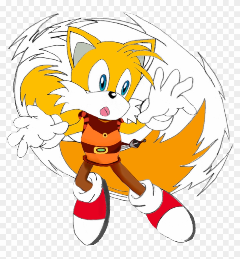 Miles Tails Prower Flying In Thumbelina Suit By Fenderman99yt - Miles Tails Prower Flying #723383