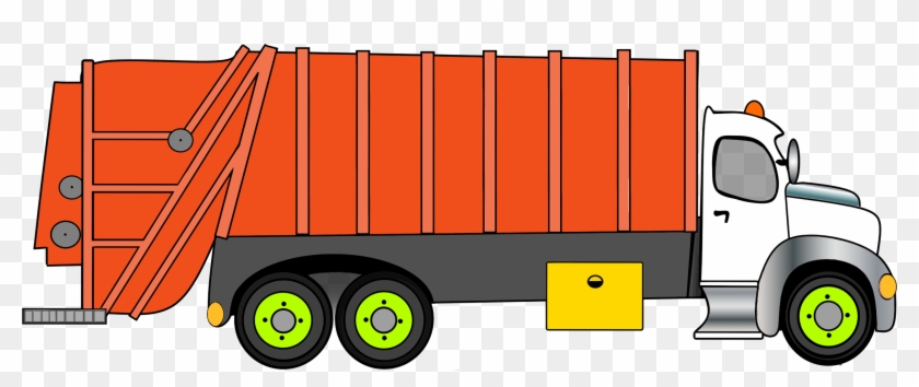 Garbage Truck Clipart - Clip Art Garbage Truck #723466