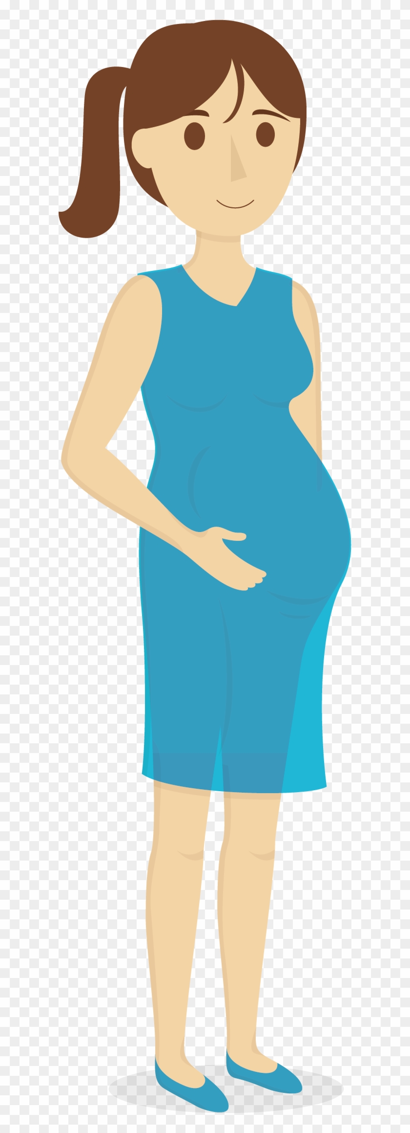 Pregnancy U5b55u5987 Thumb Clip Art - Vector Graphics #723550