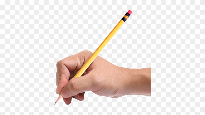 Hand Holding Pencil Png - Hands Holding A Pencil #723580