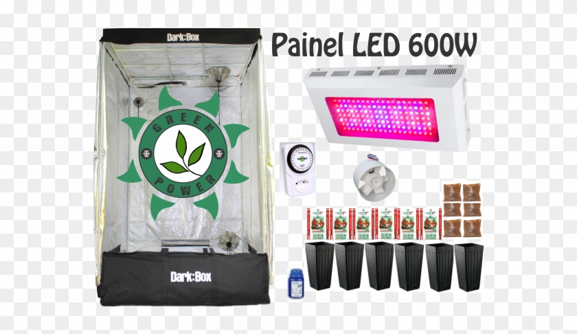 Kit Dark Box 120 Grow Led 600w - Rock Paper Scissors Lizard Spock #723789