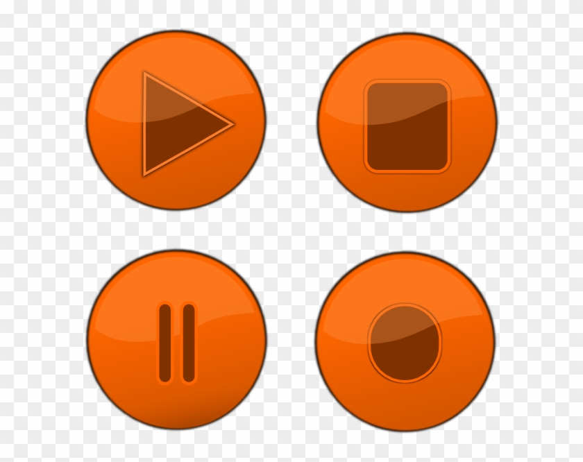 Play Pause Stop Button Png #723877