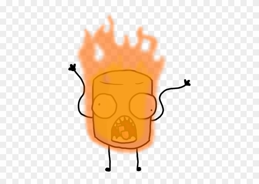 Aguywithatablet 1 0 Flaming Marshmallow By Aguywithatablet - Illustration #723881