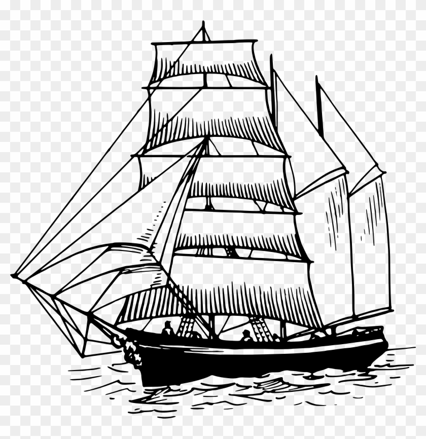 Sailing Ship Sailboat Clip Art - Sailing Ship Sailboat Clip Art #723942