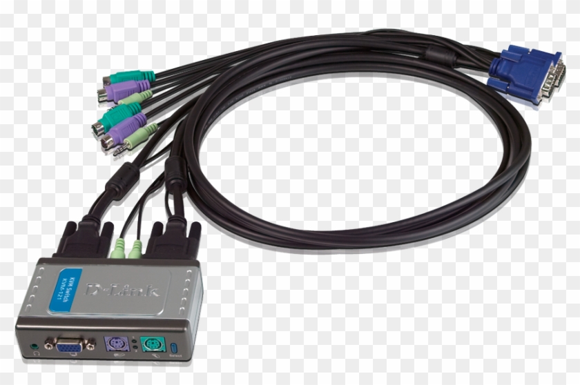 D Link Kvm 121 2 Port Ps/2 Kvm Switch With Audio Support - D Link Kvm 121 #724026