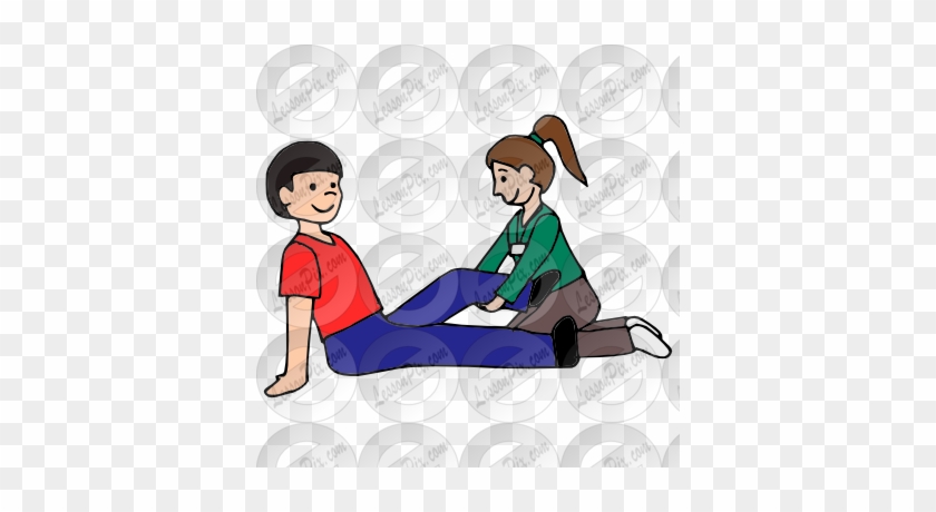 Physical Therapy Picture For Classroom / Therapy Use - Physical Therapist Cartoon Style #724036