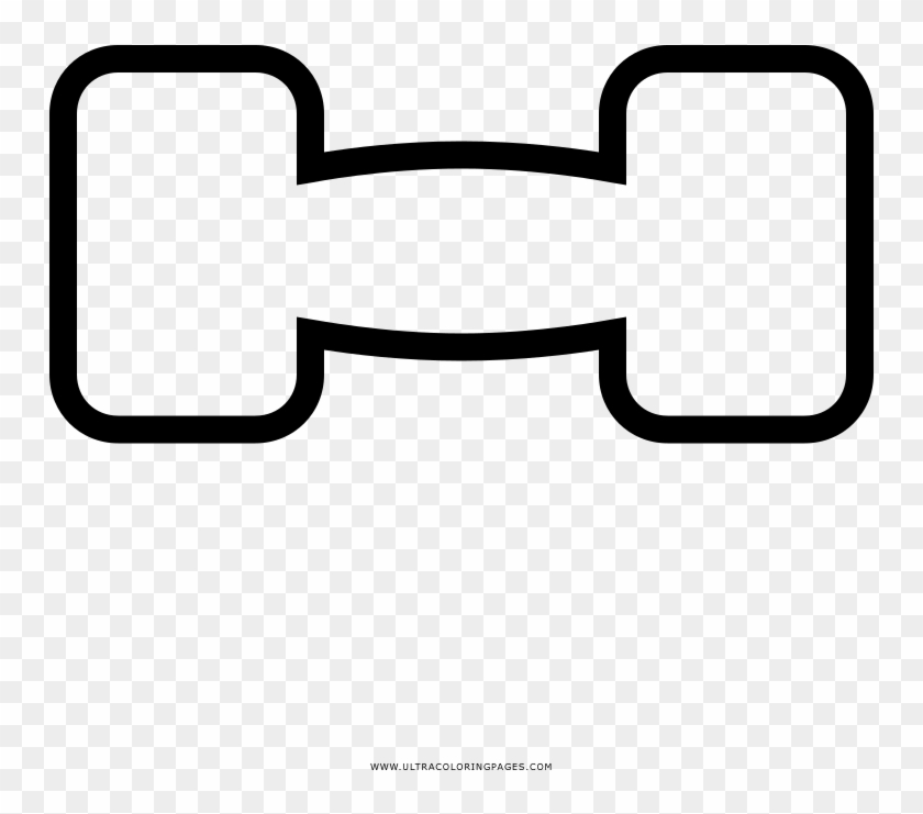 Dumbbell Coloring Page - Coloring Book #724106