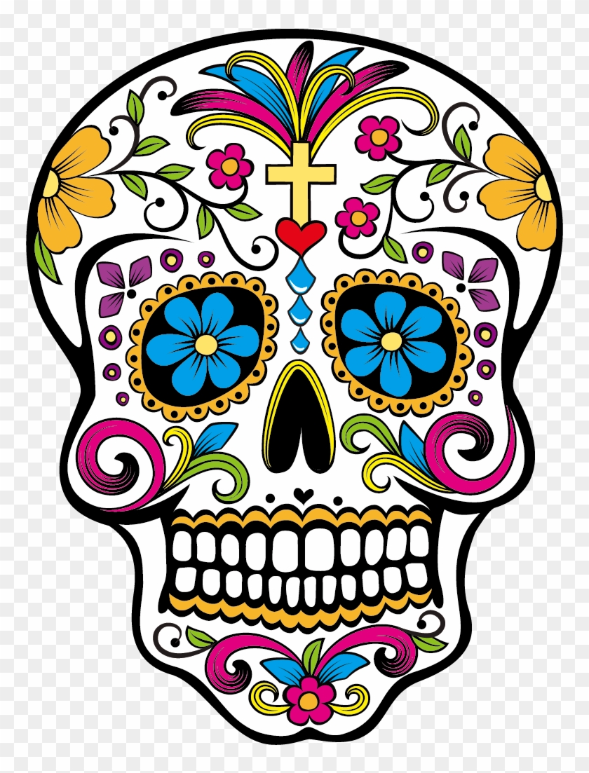 Calavera Day Of The Dead Skull Clip Art - Calavera Day Of The Dead Skull Clip Art #724155