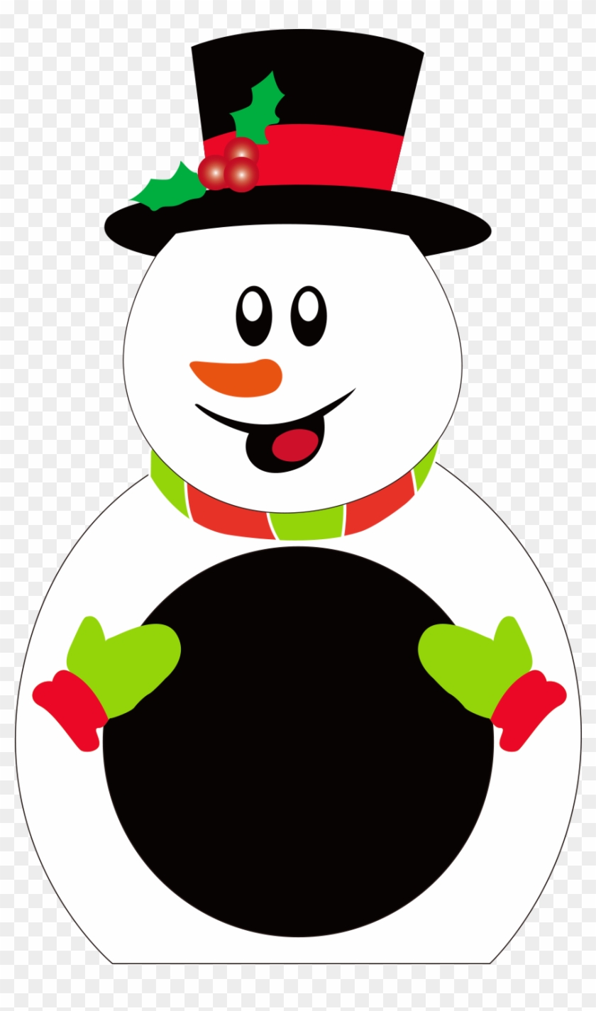 Christmas Snowman Clip Art - Christmas Snowman Clip Art #724197