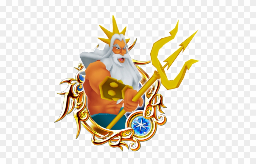 King Triton - Kingdom Hearts Key Art 12 #724397