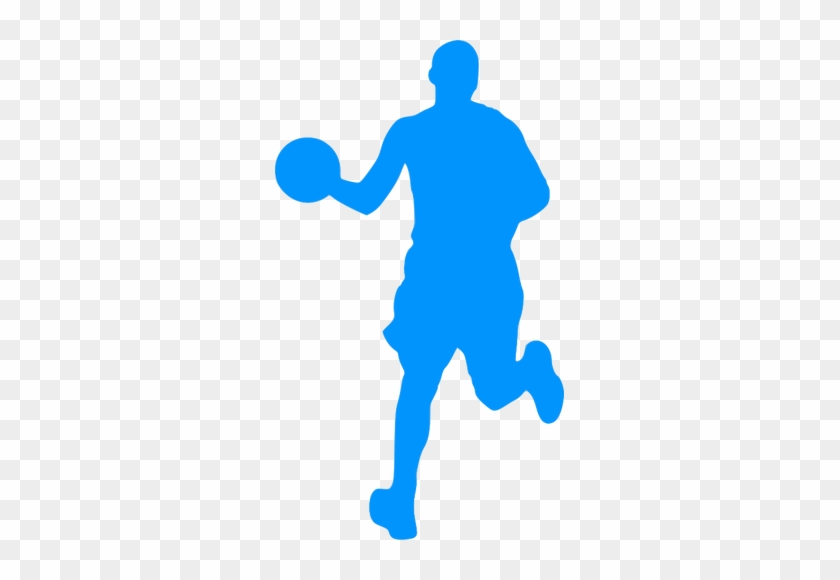 Basketball Player Outline Image Public Domain Vectors - Basketball #724485