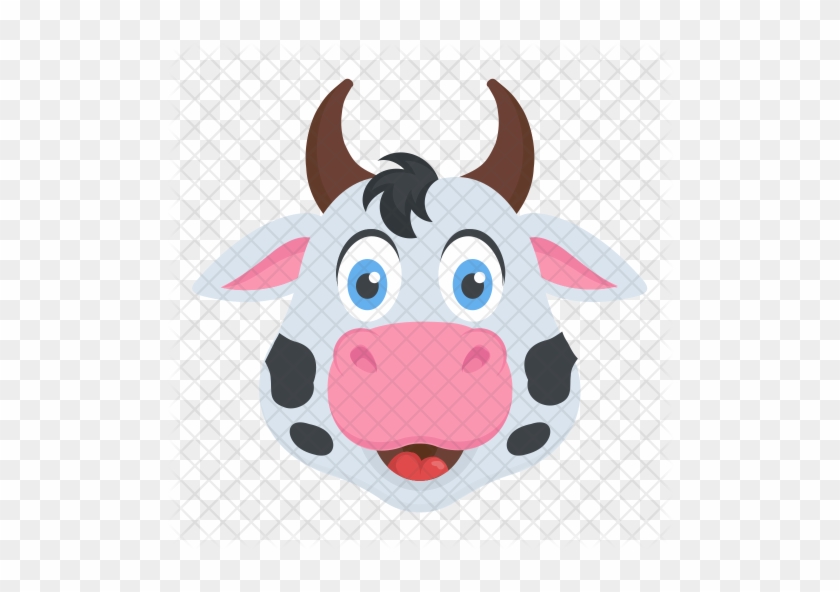 Cow Face Icon - Cara De Vaca De Frente #724562