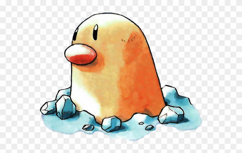 Diglett Pokemon Red And Blue Official Art “ - Diglett Official Art #724896