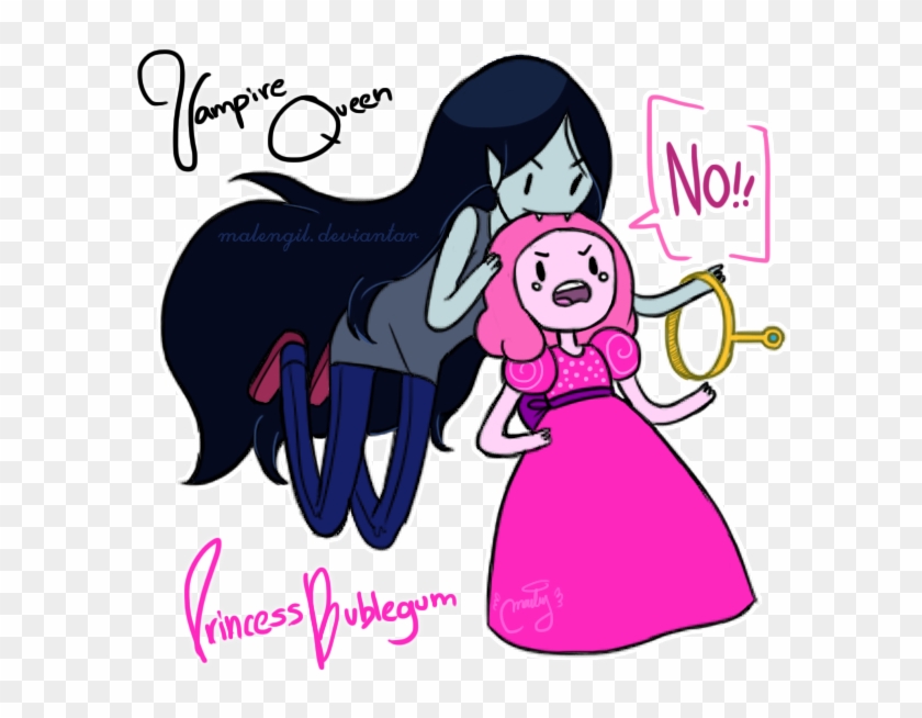 Malengil 448 83 Marceline X Bubblegum By Malengil - Adventure Time Marceline X Bubblegum In Anime #725074