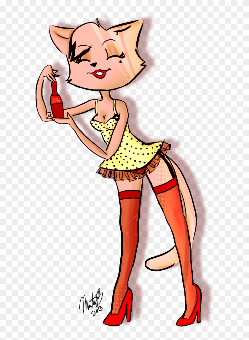 Coca Cola Pinup Riley By Monseb - Cartoon #725156