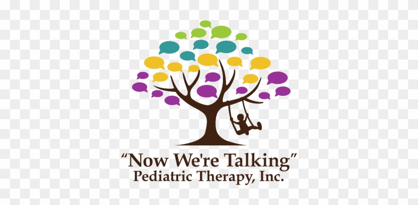 Now We're Talking Pediatric Therapy - Speech Pathology Logo #725171