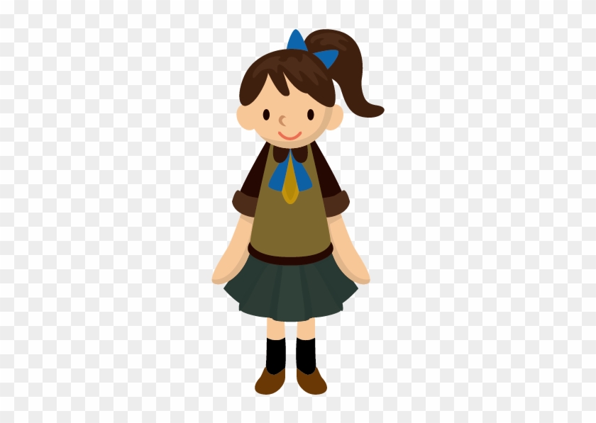 Student Girl Cartoon - Cartoon Students Girl - Free Transparent PNG Clipart  Images Download