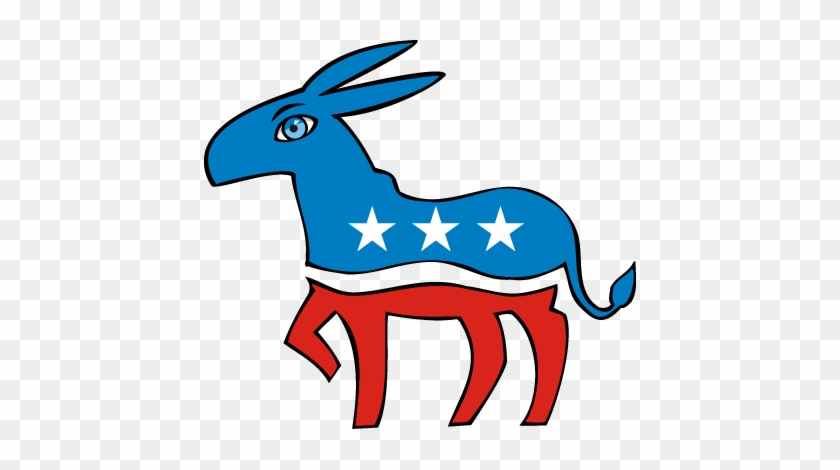 Png - - Cartoon Democratic Donkey #725300