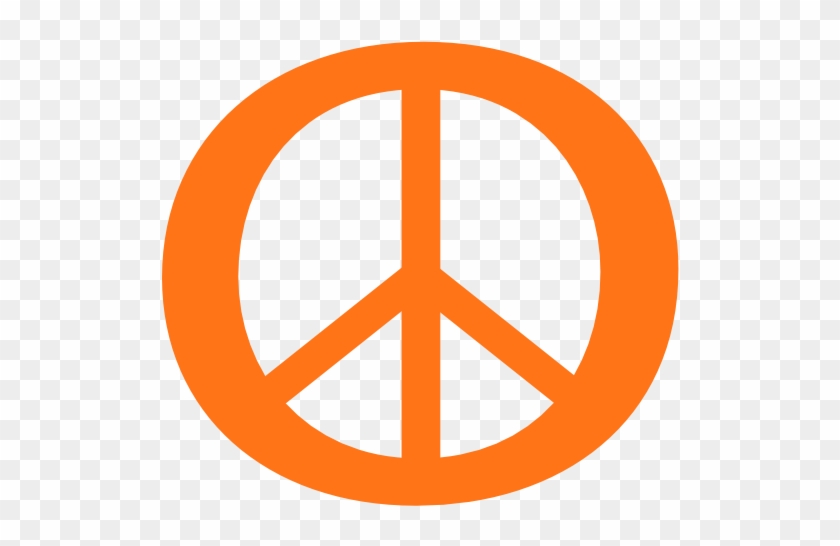 Pumpkin Peace Symbol 8 Svg Scalable Vector Graphics - Symbol Of Peace And Love #725579