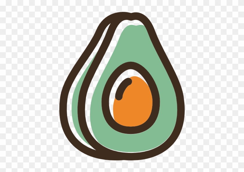 Avocado Scalable Vector Graphics Fruit Food Icon - Avocado #725595