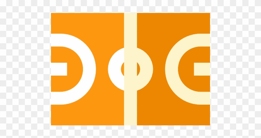 Basketball Court Free Icon - Basketball Court #725602