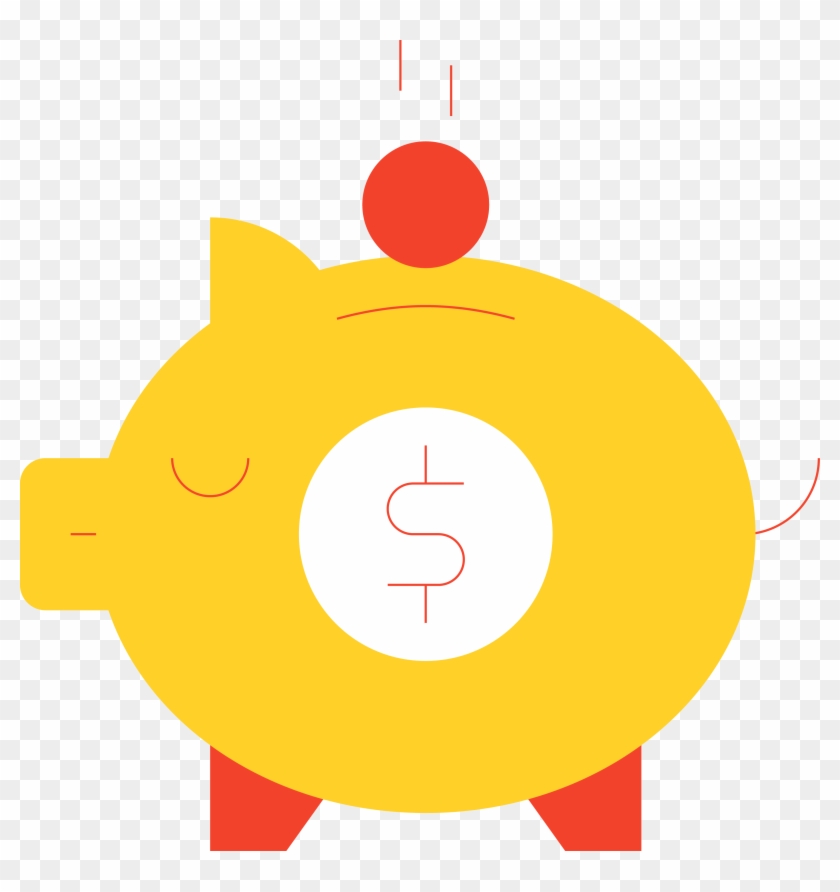 Clip Art - Piggy Bank - Clip Art - Piggy Bank #725620