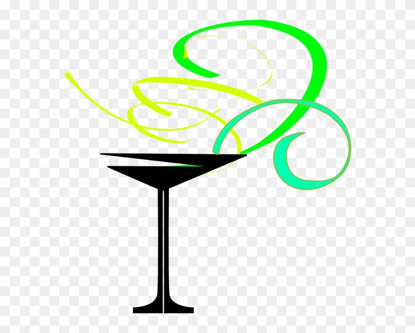 Lt Green Apple Martini Clip Art At Vector Clip Art - Green Martini Clip Art #129593