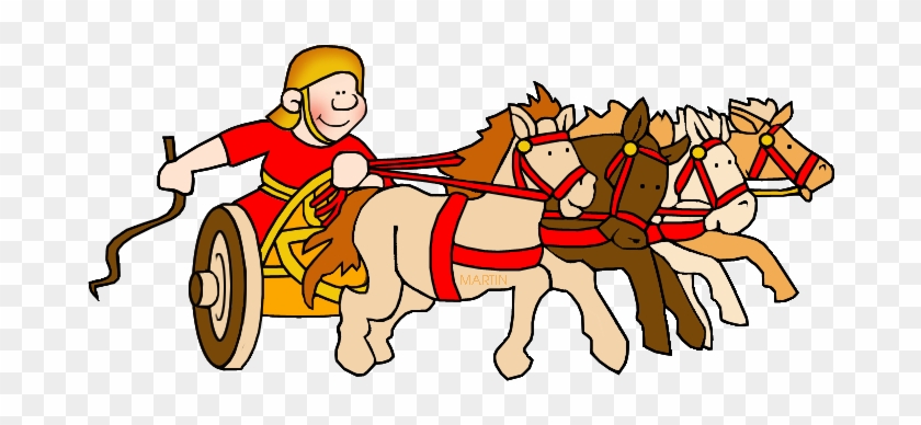 For More Free Ancient Rome Clip Art - Chariot Racing In Ancient Rome #129635