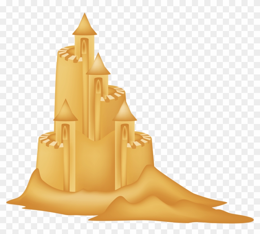 Sand Castle Clipart Picture - Sand Castle Clipart Transparent #129641