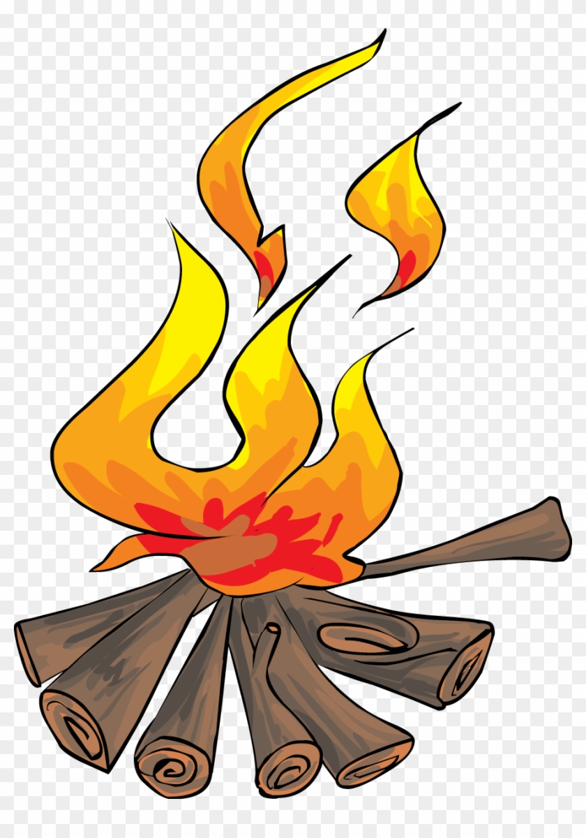 S'more Bonfire Free Clip Art - S'more Bonfire Free Clip Art #129677