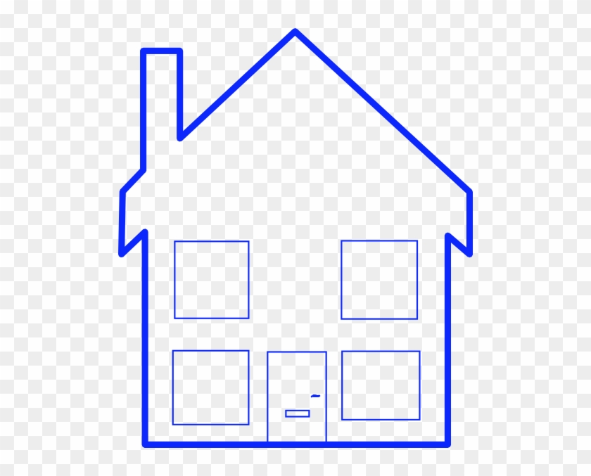 Cartoon House Outline #129692