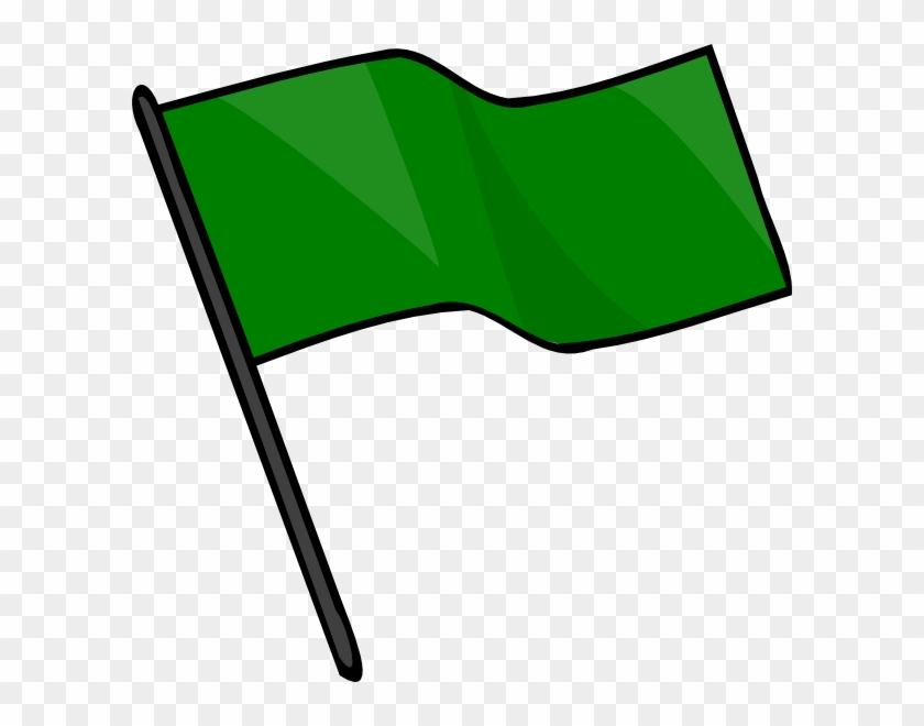 Green Flag Clip Art At Clker Com Vector Clip Art Online - Green Flag Clip Art #129780