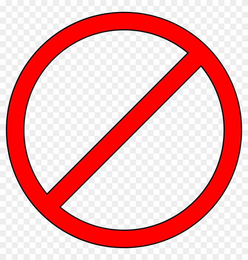 No Fighting Cliparts - No Sign #129894