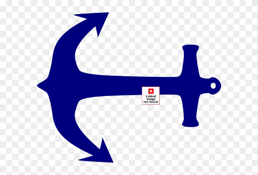 Blue Anchor Clip Art At Clker Com Vector Online - Anchor Clip Art #129939