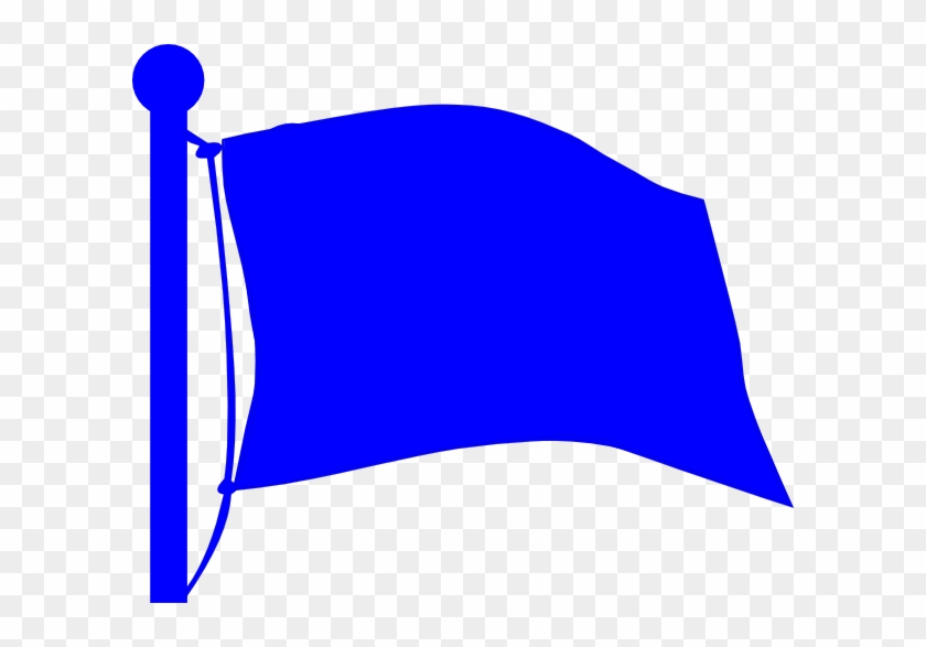 Flag Clip Art At Clker - Flag Clipart Blue #130060