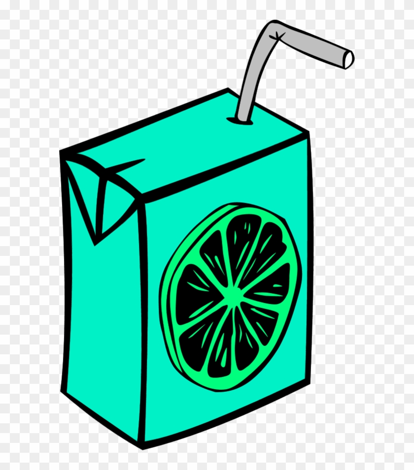 Juice Box Clipart Clip Art - Simple Drawing Of Juice #130110