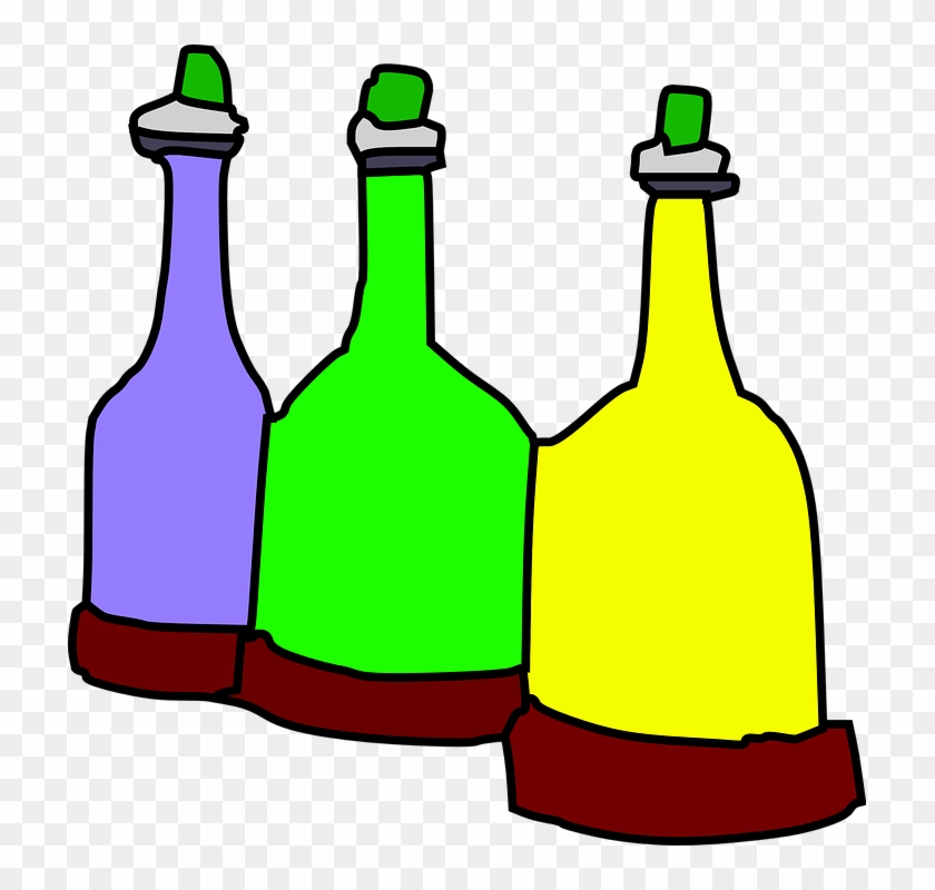 Cartoon Bottles Clip Art At Clipart Library - Bottles Clipart #130247