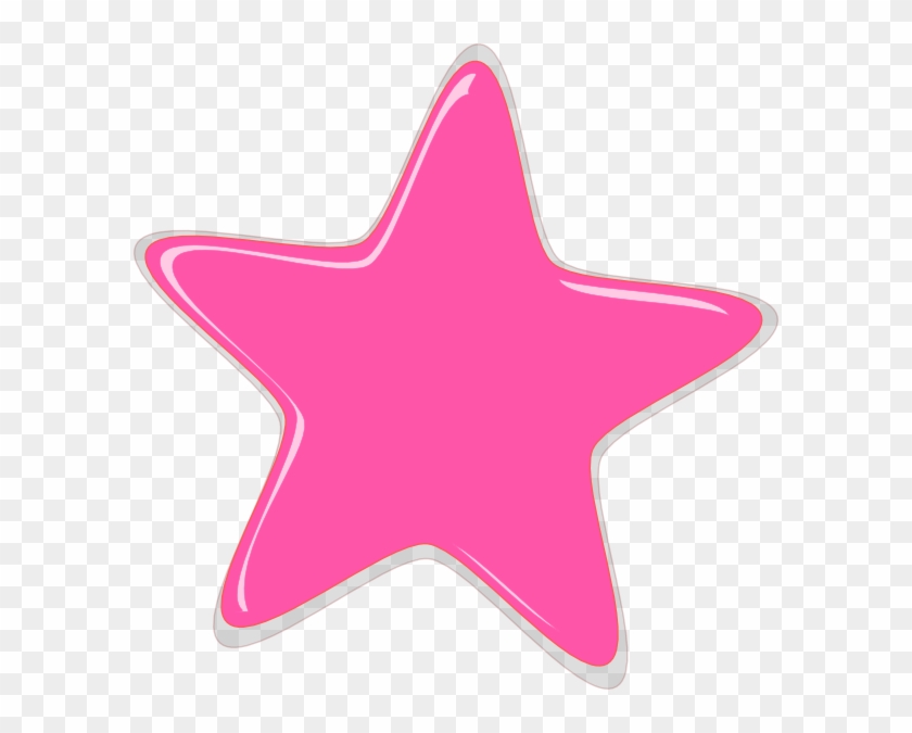 Pink Stars Clipart Pink Star Editedr Clip Art At Clker - Stars Clipart Pink #130264