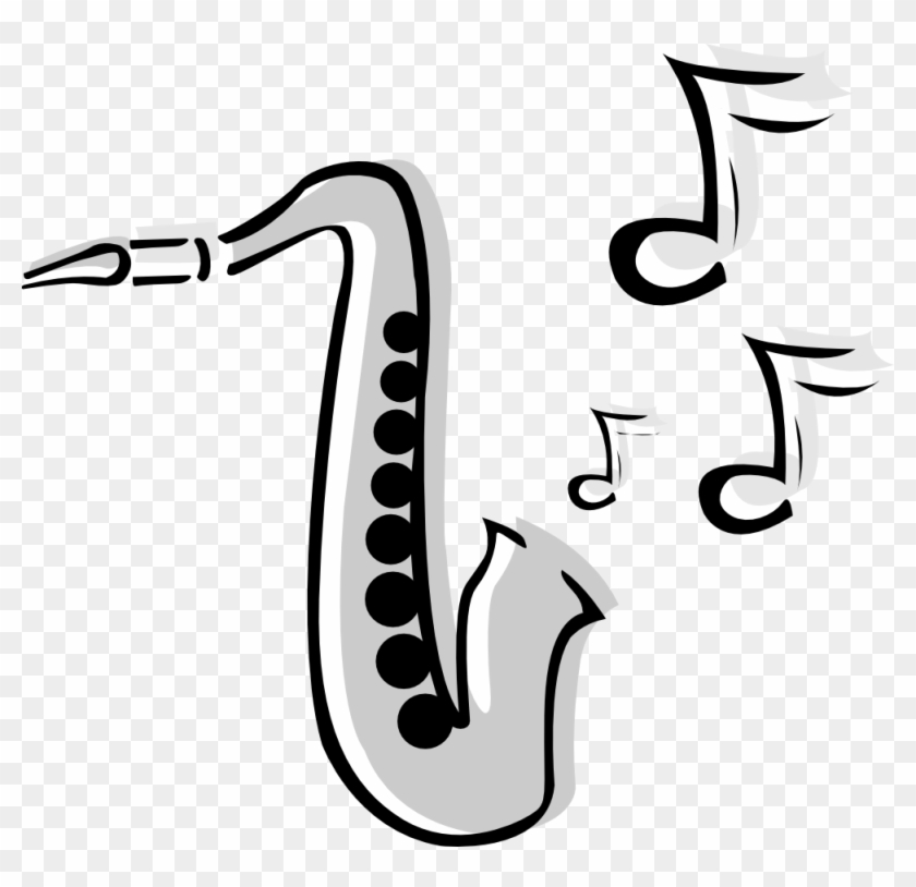 Alto Saxophone Clip Art - Musical Instruments Clip Art #130334