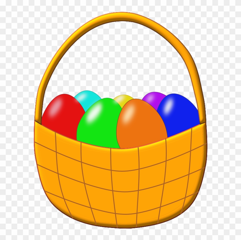 Holi Clip Art Download - Cute Easter Basket Clipart #130347
