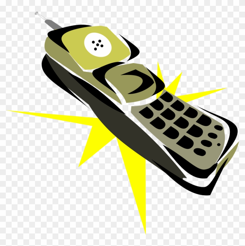 Phone Crunch Clipart, Vector Clip Art Online, Royalty - Clip Art #130399