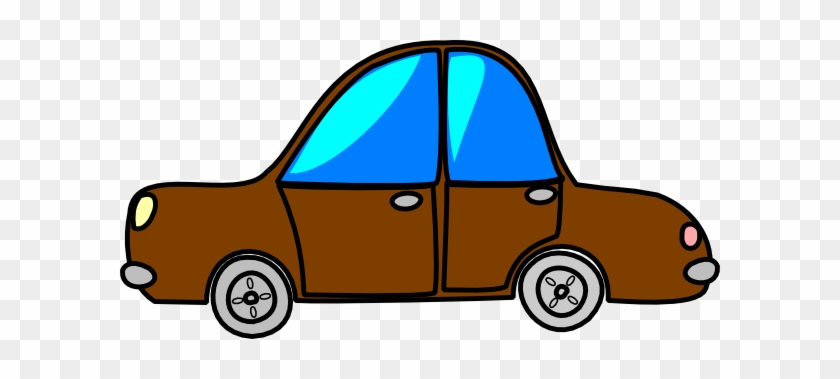 Car Brown Cartoon Transport Clip Art - Brown Car Cartoon #130404